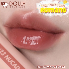 Son Bóng Romand Juicy Lasting Tint #23 Nucadamia (Màu Đỏ Nâu Nude) - 5.5g