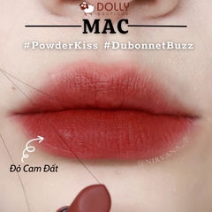 Son Thỏi Lì MAC Powder Kiss Lipstick #926 Dubonnet Buzz (Màu Đỏ Gạch) - 3g
