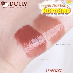 Son Bóng Romand Juicy Lasting Tint #23 Nucadamia (Màu Đỏ Nâu Nude) - 5.5g