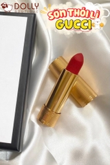 Son Thỏi Lì Gucci Matte Lipstick #25 Goldie Red (Màu Đỏ Thuần)