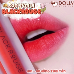 Son Kem Lì Black Rouge Air Fit Velvet Tint #A01 Strawberry Red ( Màu Đỏ Dâu ) - 4.5g