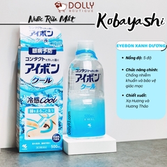 Nước Rửa Mắt Eyebon Kobayashi Màu Xanh Nhạt 500ml