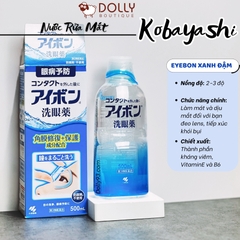 Nước Rửa Mắt Eyebon Kobayashi 500ml - Màu Xanh Đậm 0326