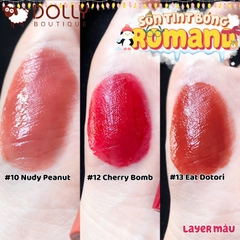 Son Kem Dạng Tint Bóng Romand Juicy Lasting Tint #10 Nudy Peanut (Màu Cam Đào Nude) - 5.5g