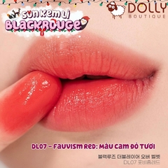 Son Kem Black Rouge Double Layer Over Velvet Ver2 #DL07 Fauvism Red (Màu Đỏ Cam)