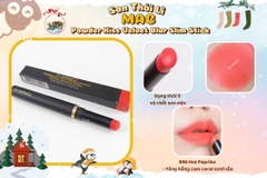 Son Thỏi Mac Powder Kiss Velvet Blur Slim #896 Hot Paprika (Màu Cam Hồng) - 2g