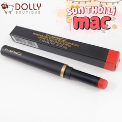 Son Thỏi Mac Powder Kiss Velvet Blur Slim #896 Hot Paprika (Màu Cam Hồng) - 2g