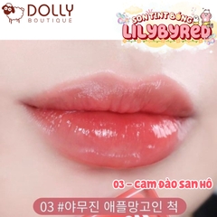 Son Tint Bóng Lilybyred Bloody Liar Coating Tint #03 Clever Mangapple (Cam Đào San Hô) - 4g