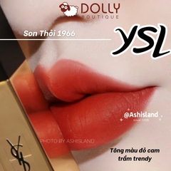 Son Thỏi YSL Rouge Pur Couture The Slim Matte Lipstick 1966 - Màu Đỏ Cam Trầm