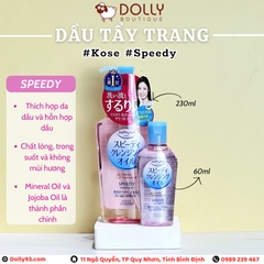 Dầu Tẩy Trang Kose Softymo Speedy Cleansing Oil - 60ml