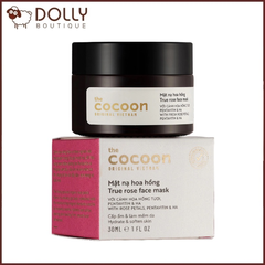 Mặt Nạ Hoa Hồng Cocoon True Rose Face Mask Hydrate & Soften Skin Cấp Ẩm Mềm Da 100% Thuần Chay 30ml