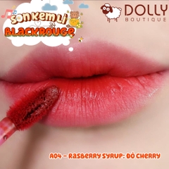Son Kem Lì Black Rouge Air Fit Velvet Tint A4 Rasberry Syrup