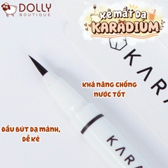 Bút Kẻ mắt Karadium Waterproof Brush Liner ( Vỏ Trắng)