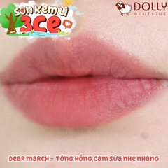 Son Kem Lì 3CE Blur Water Tint #Dear March ( Hồng Cam ) - 4.6g