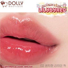 Son Tint Bóng Lilybyred Bloody Liar Coating Tint #02 Sentimental Lychee (Hồng Phấn) - 4g