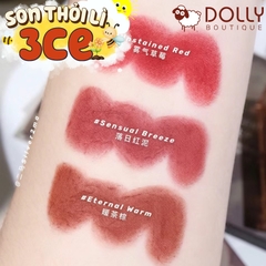 Son Thỏi 3CE Soft Matte Lipstick - Version Deep Under More Deep #Eternal Warm (Màu Cam Gạch)