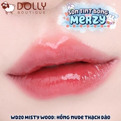 Son Tint Bóng Merzy The Watery Dew Tint #WD20 Misty Wood (Hồng Nude Thạch Đào) - 4g