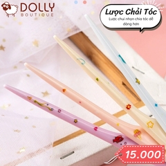 Set 2 Lược Chải Tóc Họa Tiết Cute - Tím Ngựa Pony