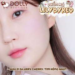 Phấn Má Hồng Lilybyred Luv Beam Blur Cheek Cupid Club #01 Blurry Cherry (Tím Hồng Nhạt) - 4.3g