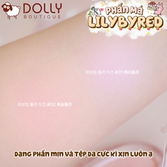 Phấn Má Hồng Lilybyred Luv Beam Blur Cheek Cupid Club #01 Blurry Cherry (Tím Hồng Nhạt) - 4.3g