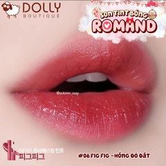 Son Bóng Romand Juicy Lasting Tint #06 Fig Fig (Hồng Đỏ Đất) - 5.5g