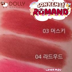 Son Kem Lì Romand Blur Fudge Tint #04 Radwood (Màu Nâu Gỗ Trầm) 5g