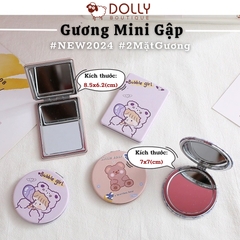 Gương Gập 2 Mặt Vuông - Little Bear