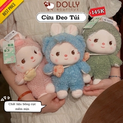 Gấu Bông Cừu Có Túi - Hồng - 30cm