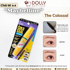 Chải Mi Maybelline Volum' Express The Colossal Waterproof Volumizing Mascara, Classic Black - 8ml