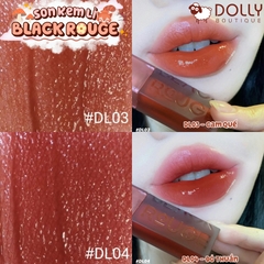 Son Kem Black Rouge Double Layer Over Velvet #DL04 Chili Layer ( Màu Đỏ Thuần ) - 4.1g