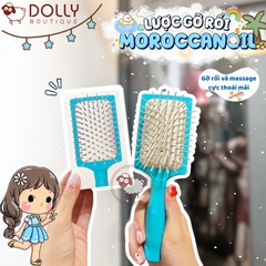 Lược Chải Sấy Gỡ Rối Mini Paddle Moroccanoil (Chống Tĩnh Điện Tóc)