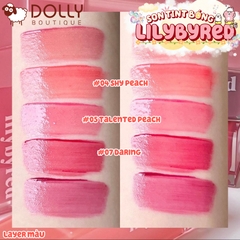 Son Tint Bóng Lilybyred Bloody Liar Coating Tint #07 Daring ( Đỏ Cherry ) - 4g