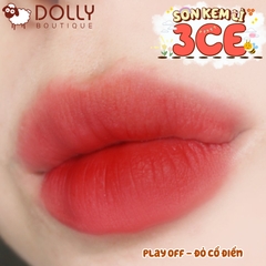 Son Kem Lì 3CE Blur Water Tint Play Off ( Màu Đỏ Cổ Điển )