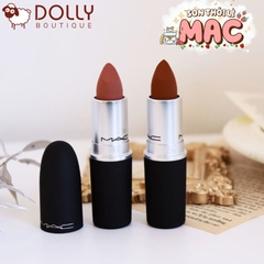 Son Thỏi Lì MAC Powder Kiss Lipstick #926 Dubonnet Buzz (Màu Đỏ Gạch) - 3g