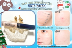 Kem Che Khuyết Điểm The Saem Cover Perfection Tip Concealer #01 Clear Beige - 6.5g
