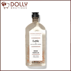 Sữa Tắm dạng gel Bath & Body Works Aromatherapy - Love Rose Vanilla 295ml