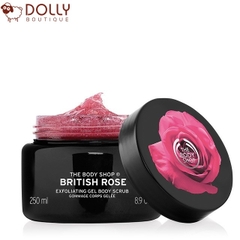 Tẩy Da Chết Cơ Thể The Body Shop British Rose Exfoliating Gel Body Scrub 250ml