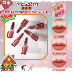 Son Thỏi Lì Bbia Last Powder Lipstick #No.03 Just Smile ( Màu Cam Đất ) - 3.5g