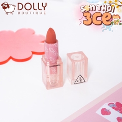 Son Thỏi 3CE Soft Matte Lipstick [Pure Pairing]  #Fluffy Love (Màu Cam Đào) - 3.5g