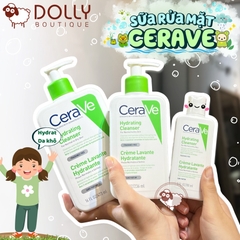 Sữa Rửa Mặt Cerave Hydrating Facial Cleanser - 473ml [ Hàng Nhập Khẩu ]
