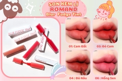 Son Kem Lì Romand Blur Fudge Tint #04 Radwood (Màu Nâu Gỗ Trầm) 5g