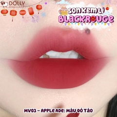 Son Kem Lì Black Rouge Mudissh Cushion Velvet #MV03 - Apple Ade (Đỏ Táo)