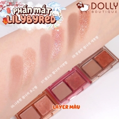 Bảng Phấn Mắt 2 Ô Siêu Xinh, Bền Màu Lilybyred Little Bitty Moment Shadow #07 Sentimental - 1,6g