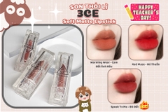 Son Thỏi 3CE Soft Matte Lipstick #Red Muse (Màu Đỏ Hồng)