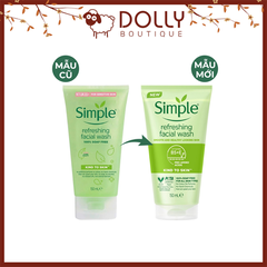 Sữa Rửa Mặt Simple Kind To Skin Refreshing Facial Wash Gel 150ml