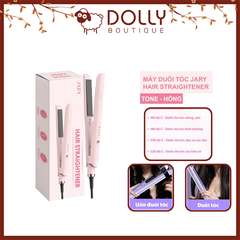 Máy Duỗi Tóc Jary Hair Straightener Cao Cấp Màu Hồng
