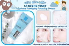 Sữa Rửa Mặt Cho Da Hỗn Hợp Và Da Dầu Rất Nhạy Cảm La Roche Posay Toleriane Foaming Cream 125ml