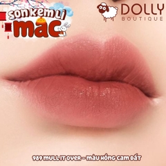 Son Kem Mac Powder Kiss Liquid Lipcolour - 989 Mull  It over (Màu Cam Hồng Đất)