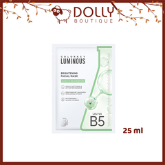 Mặt Nạ Miếng Dưỡng Ẩm, Căng Bóng Colorkey Luminous Brightening Facial Mask 25ml