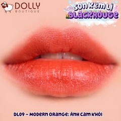 Son Kem Black Rouge Double Layer Over Velvet Ver2 #DL09 Modern Orange (Màu Cam Đỏ)